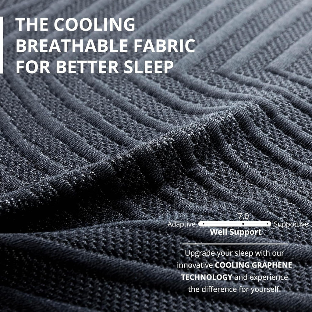 60X80X14 Memory Foam Mattress Featuring Copper Gel-2