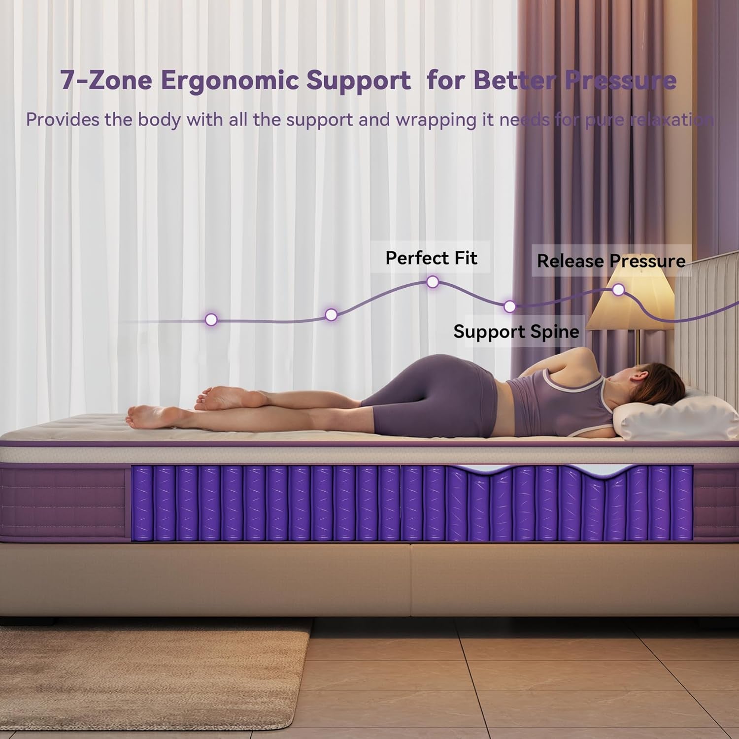 Queen Hybrid Gel Memory Foam Mattress In Box CertipurUS-1